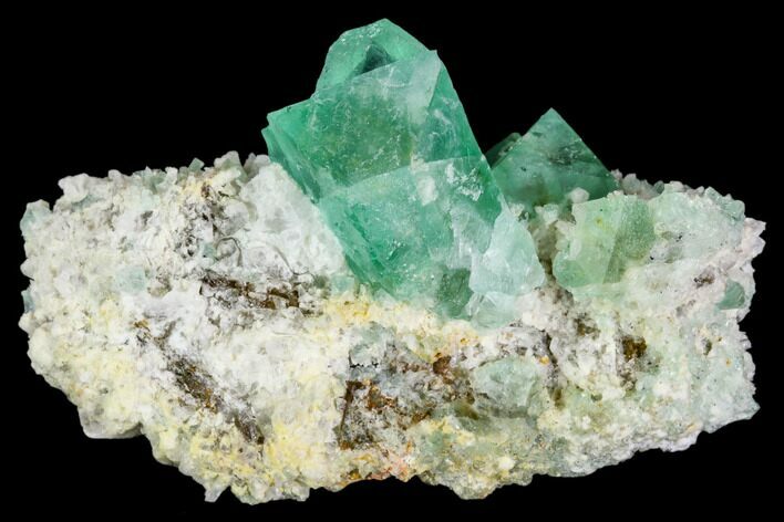 Green Fluorite Crystal Cluster - South Africa #111567